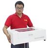 China Manufacture Machine high Speed CO2 Laser Cutting Machine for Anti-shatter/shock Tempered Glass Screen Protector