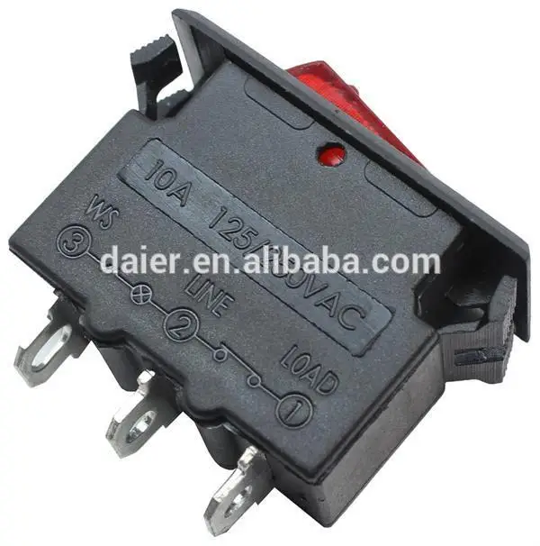 ST-001 Rocker Switch Type Circuit Breaker