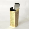 Sparkle and Shine logo embossed gold glitter cosmetic paper packaging for cream jars