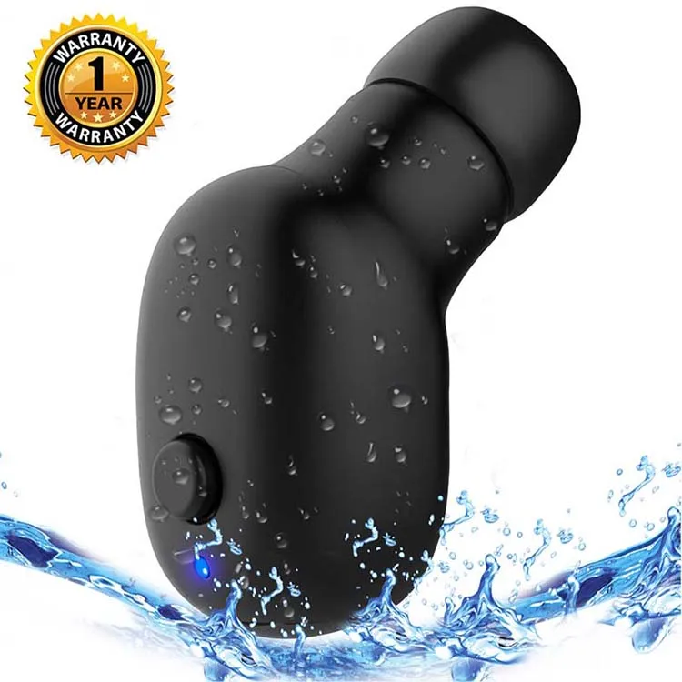 

Matte Waterproof True Mini Tws Sport Wireless Bluetooth Headset Headphones Earphones Earbuds, Black
