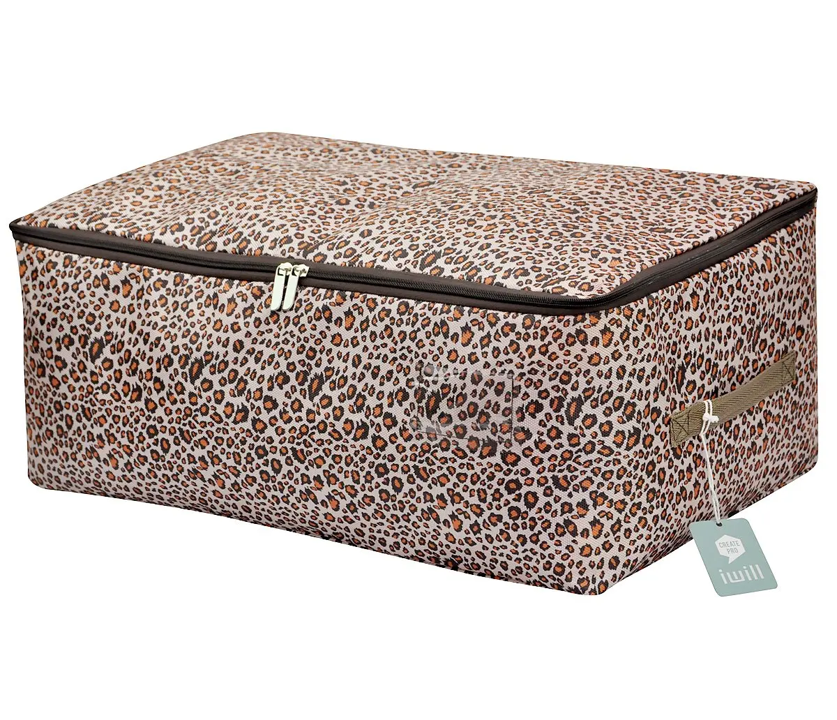 leopard print storage box