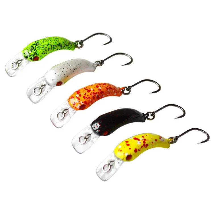 3.7cm/1.5g Trout Mini Crankbait Wobbler Fishing Lure Freshwater Minnow ...