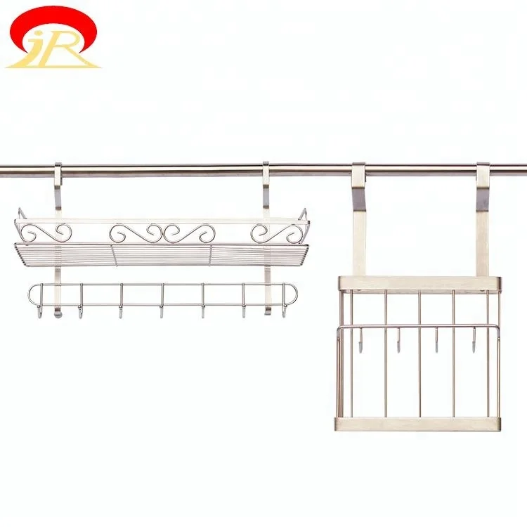 
New Design Multifunctional Space Wire Metal Shelving Kitchen Hanging Rack 