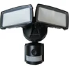Motion activated sensor outdoor security camera and light