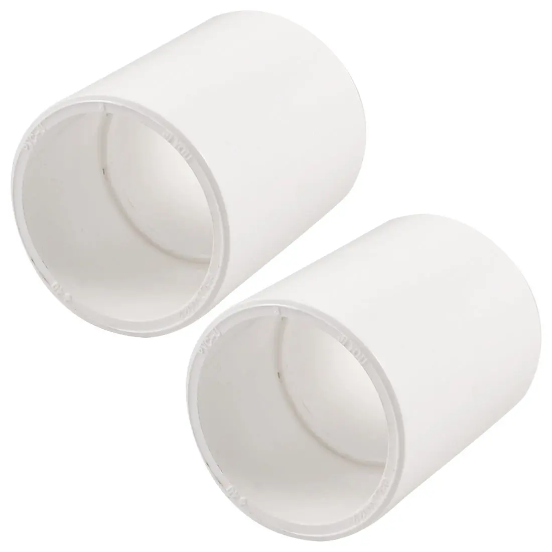 uxcell 40mm Slip Tee PVC Pipe Fitting T-Shaped Coupling Connector 2 Pcs