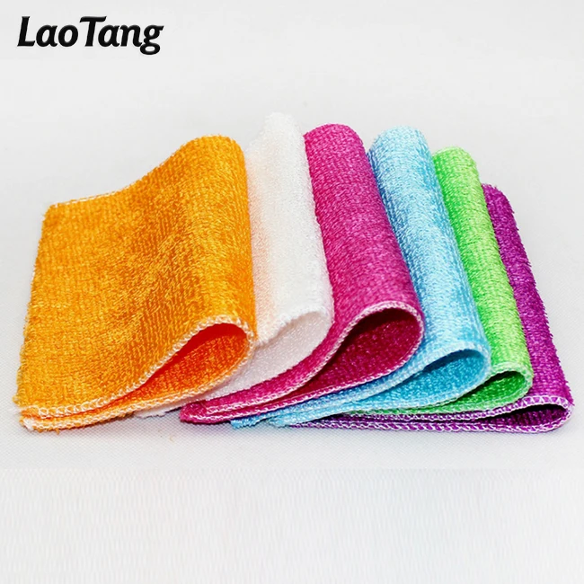 

Customized Organic Bamboo Fiber Kitchen Dish Towels Detergent Free Bamboo Cleaning Cloth