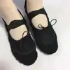 Factory Wholesale Professional High Quality Cheap Kids Red Black Leather Toe Shoes Ballet