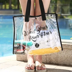 Clear PVC Wallets And Handbag Set Tote Purse Bag PVC Handbags