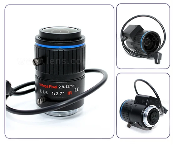 3MP 4-12mm Varifocal Industrial Lens F1.4 1/2 Manual Iris CCTV Lenses 3MP 4-12mm Varifocal Industrial Lens F1.4 1/2 Manual Iris CCTV Lenses