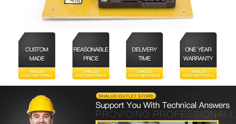 Diesel generator wave stabilizers avr three phase ac voltage regulator SAVRH-100A GAVR 100A