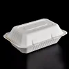 Biodegradable and compostable bagasse pulp burger box