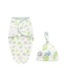 Zogift Hot 3 Pack Soft 100% Cotton Infant Swaddle Blanket Adjustable Baby swaddle Wrap