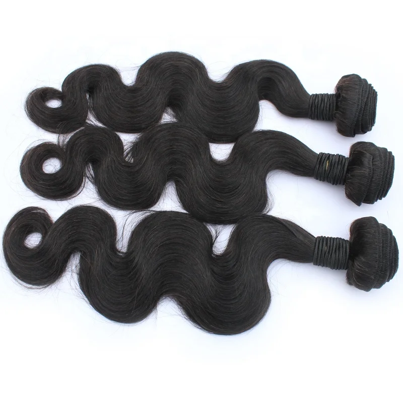 

Wholesale Brazilian Human Hair Extensions Body Wave Cuticle Aligned Virgin Hair Bundles, Natural black