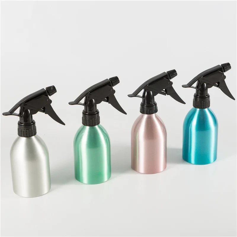 
Various Volumes and Styles Metal Aluminum Bottles with Sprayer for Cosmetic Packaging 