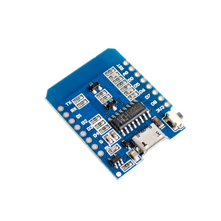 ESP8266 ESP-12 ESP-12F CH340G CH340 V2 USB WeMos D1 Mini WIFI Development Board D1 Mini NodeMCU Lua IOT Board 3.3V With Pins