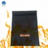 High Duty Fiberglass Fireproof Document Bag Waterproof Document File Pouch Store Money Home Valuables