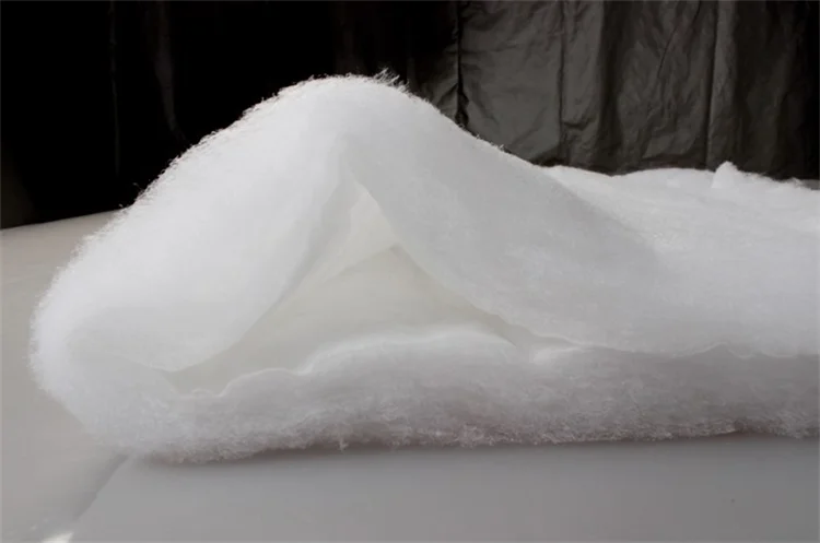 polyester wadding for bedding filling