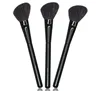 Cosmetic Angled Blush/Contour Brush ,Super Soft Goat Hair Angled Round Top Buffing Powder Brush Private Label Makeup Brushes
