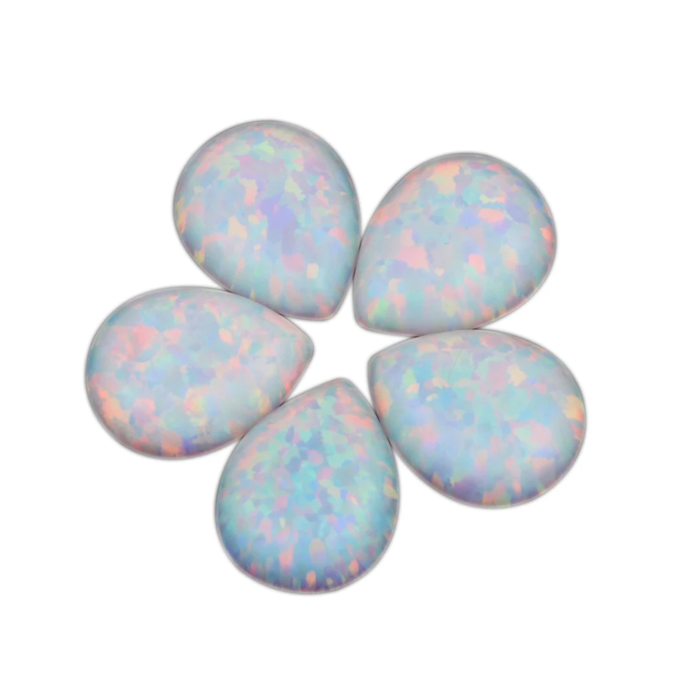 Square Opal,Light Blue Opal Stone,Synthetic Opal Square Beads - Buy ...