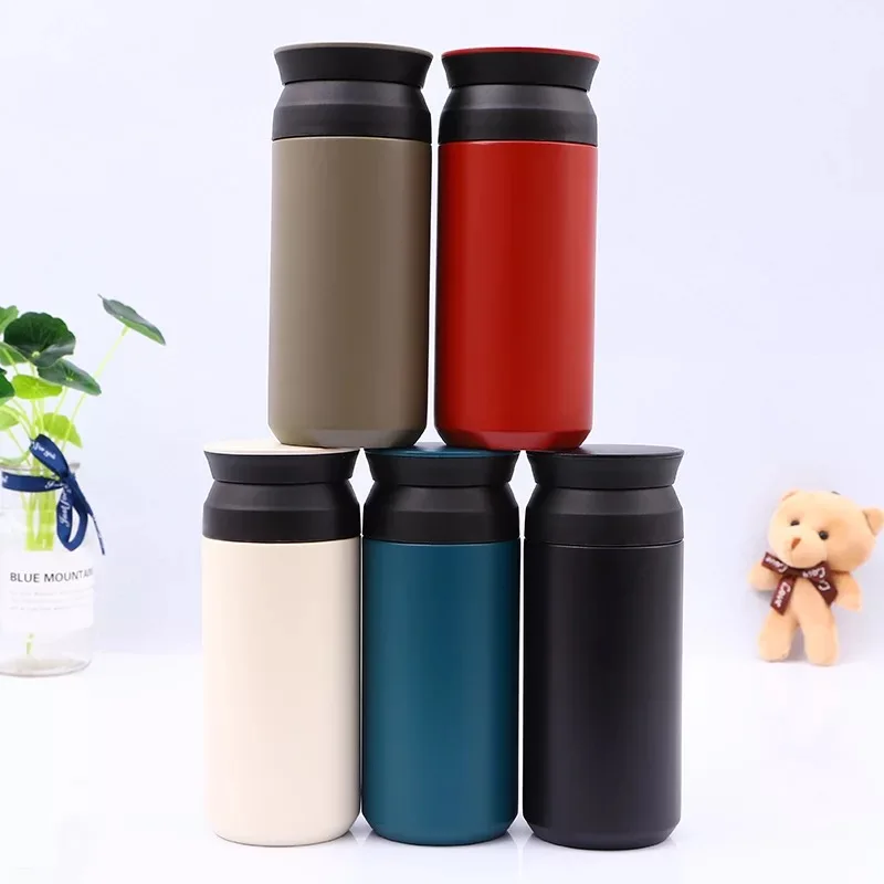 

350ml Matt Colour Thermos Insulation On The Go Metal Stainless Mug with Filter