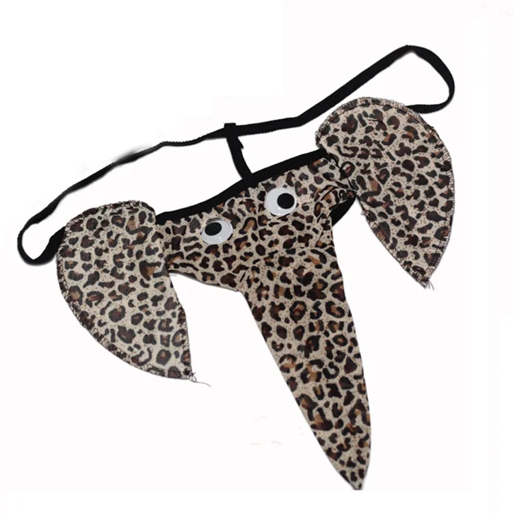 

Mens Sexy Lingerie Elephant G-string Underwear Pants Male T-back Thongs Panty