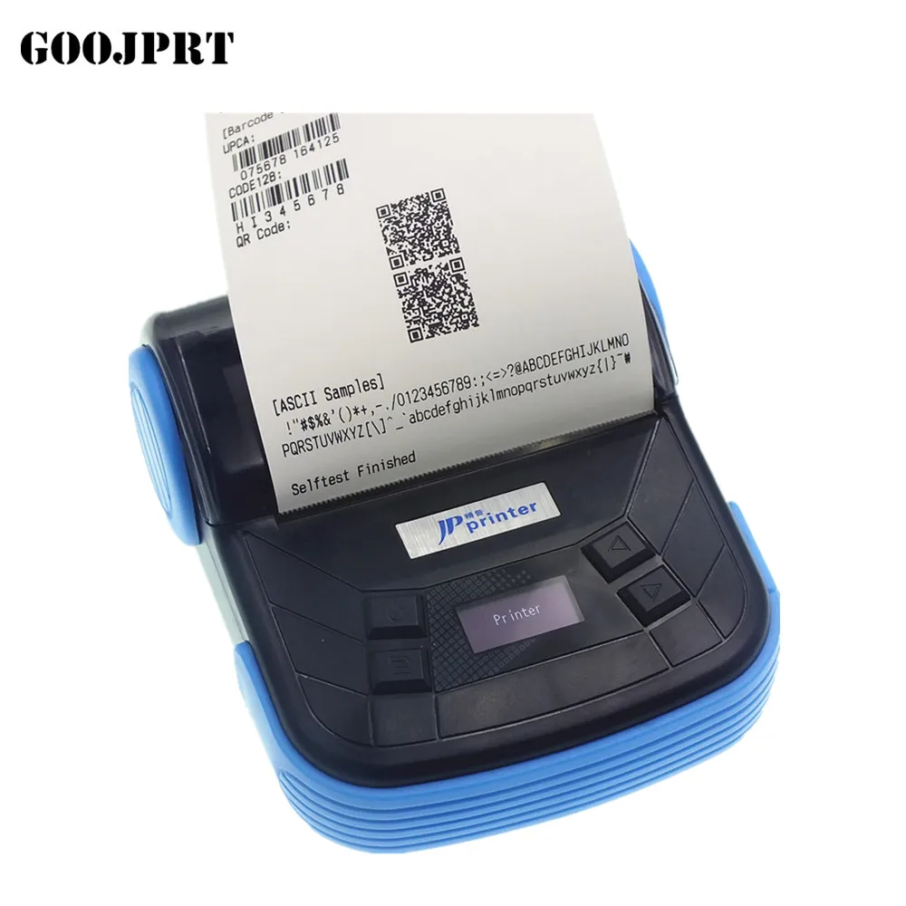 

GOOJPRT MTP-3A Mini portable 80mm android Blue tooth thermal Printer with screen