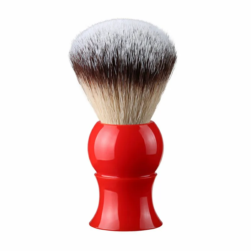 

JDK Red Handle Cheap Synthetic Private Label Shaving Brush for Barbershop