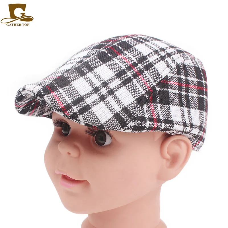 plaid cabbie hat