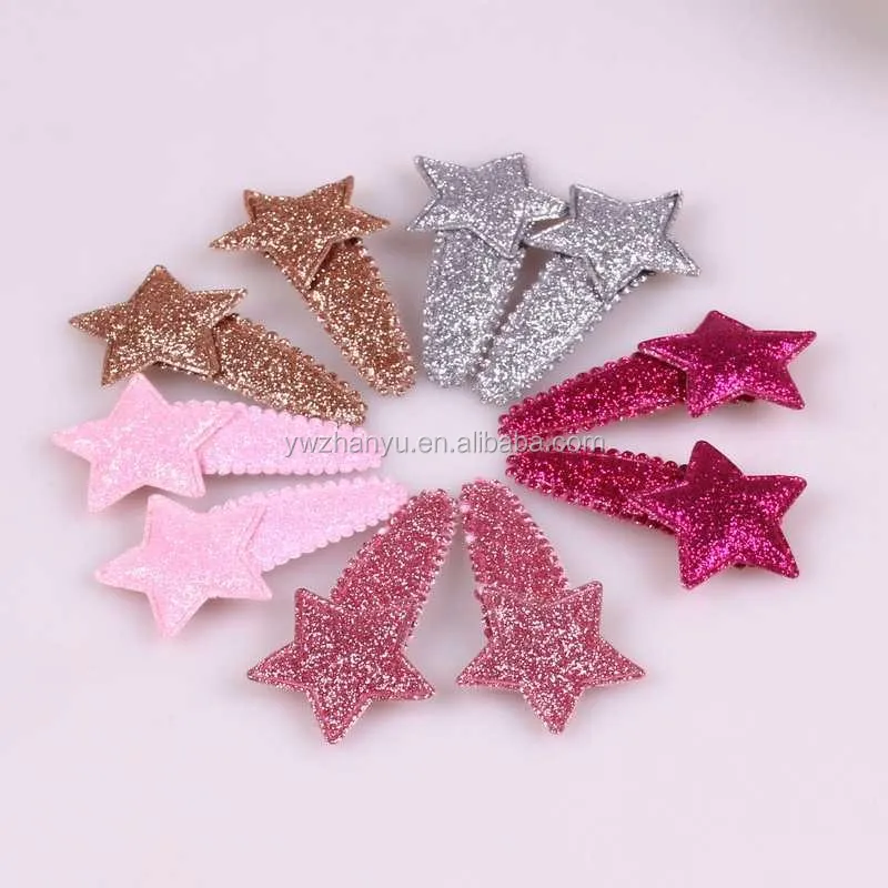  glitter star hair clip