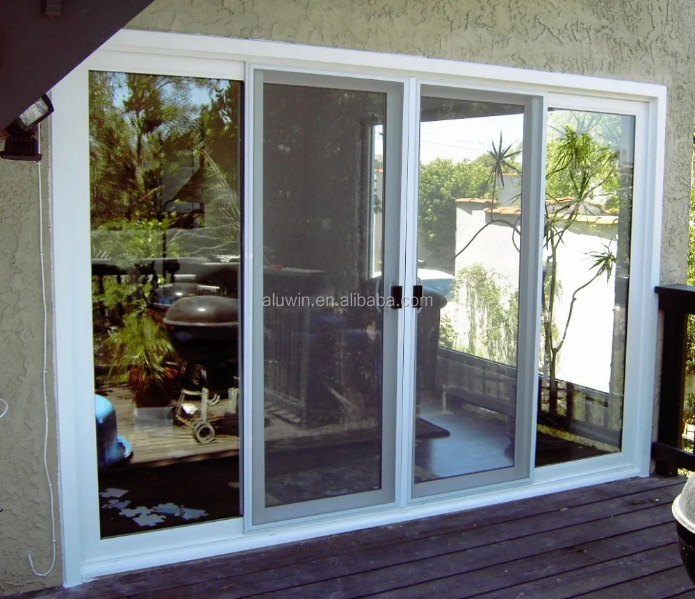 Harga pintu aluminium beranda pintu geser untuk balkon 