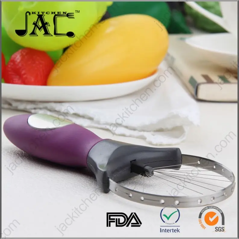 High Quality Practical Stainless Steel Rubber Kitchen Tool Avocado Slicer