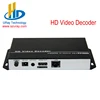 DHL Free shipping H.265 H.264 HEVC UHD 4K*2K 3840x2160P 60FPS HDMI VGA IP 1080P HD IPTV video Decoder