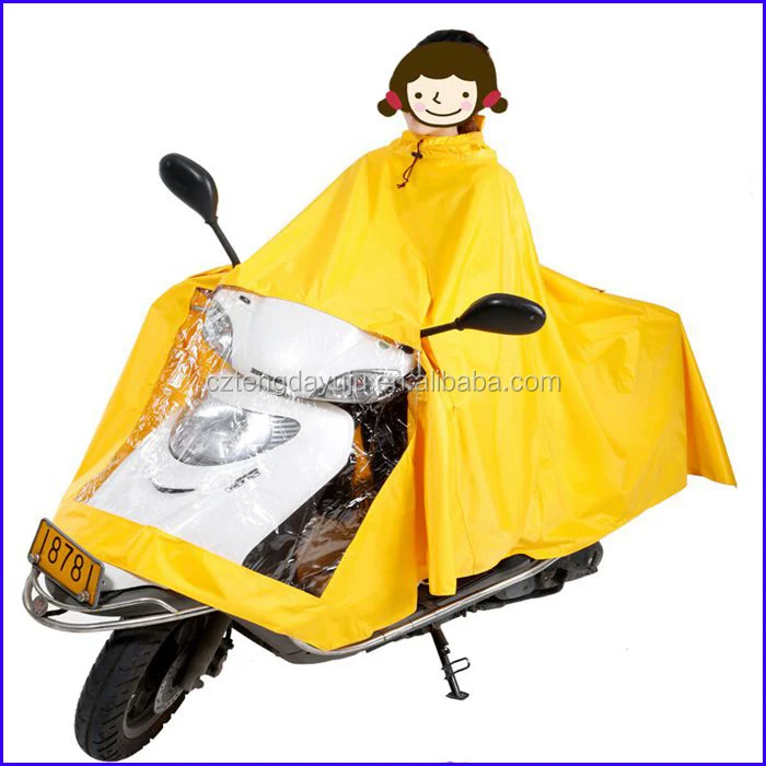 Tradineur - Poncho de moto impermeable con capucha - Fabricado al 100%  poliéster - Costura termoselladas - Talla XL, XXL - Color