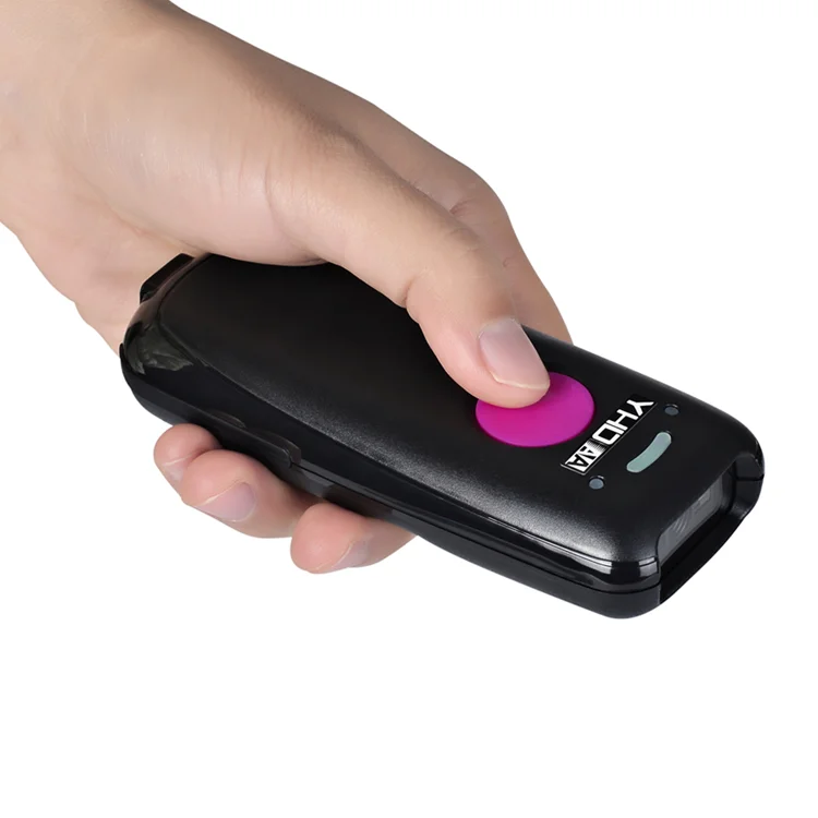 

Portable 2d wireless bar code reader cmos mini BT iOS android handheld scanner