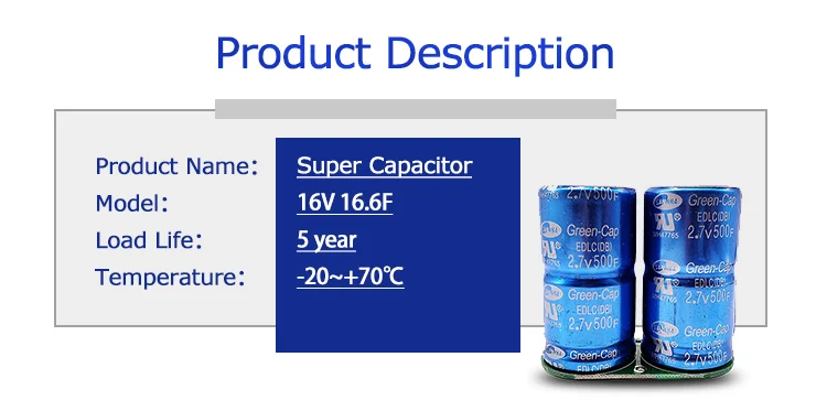 super capacitor for welding