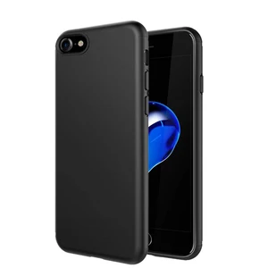 Soft Silicone TPU Phone Case For Iphone 7 Case Matte Black TPU Mobile Phone Cover For iphone 8 Case Tpu Cover