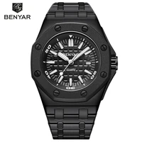 

relojes Fashion Waterproof Sport men watches Stainless Steel Benyar 5123 luxury watch