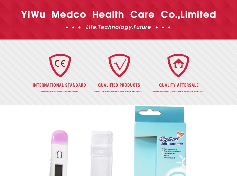 Clinical Thermomeer Forehead And Ear Mercury high accuracy digital Thermometer