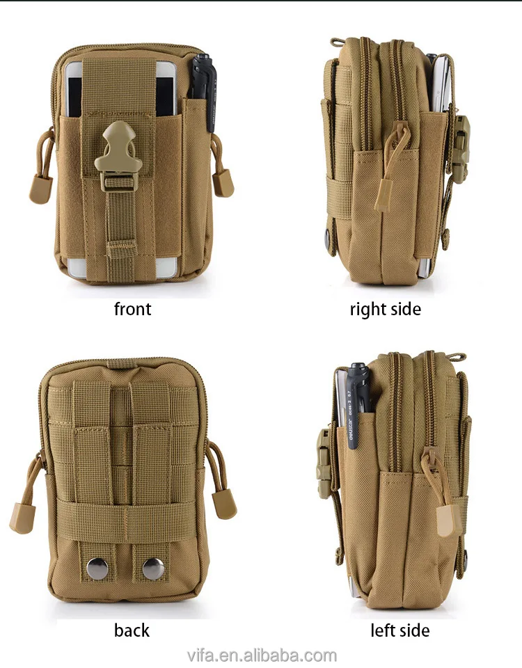 

Universal Outdoor Tactical Holster Military Molle Hip Waist Belt Bag
