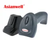 2.4G USB Laser wireless barcode scanners with base station for PC User 1D Barcode Reader