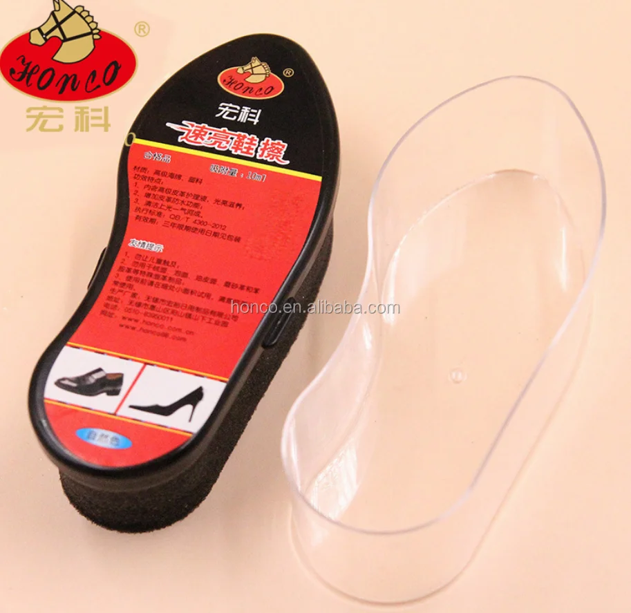 Promotionl Foot Shaper Shoe Shine Sponge With Liquid Buy Cheaper Shoe
