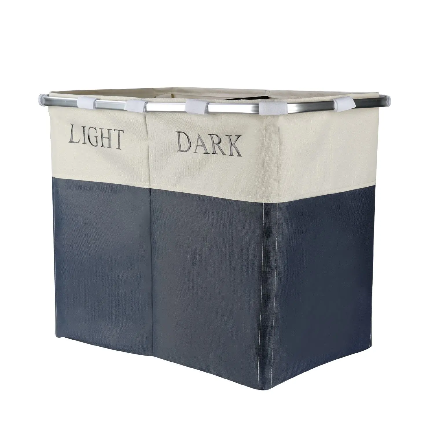 Cesto De Ropa Plegable Con 2 Compartimentos,Bolsa Plegable Para La