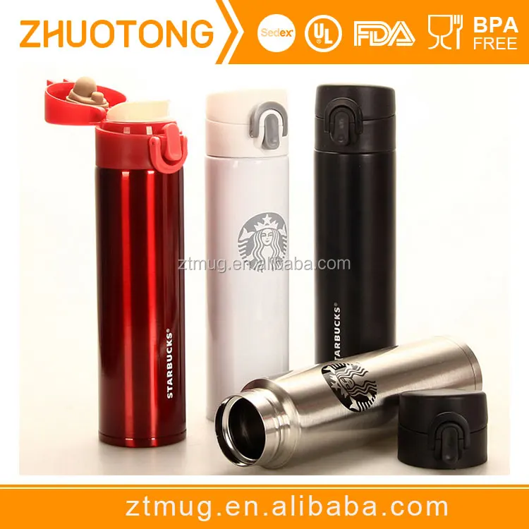 Universal Stainless Steel Vacuum Thermos Coffee Mug Cup Screw Pop Up