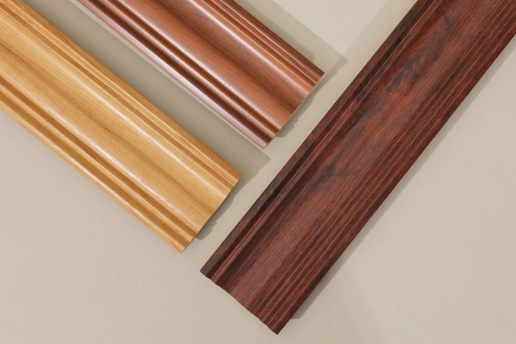 Intco Quick Install Waterproof Wood Color Ps Interior Decor Ceiling Cornice View Ceiling Cornice Intco Product Details From Shanghai Intco