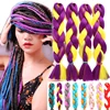 Synthetic hair bulk hair extension type super x jumbo hair braid for sale