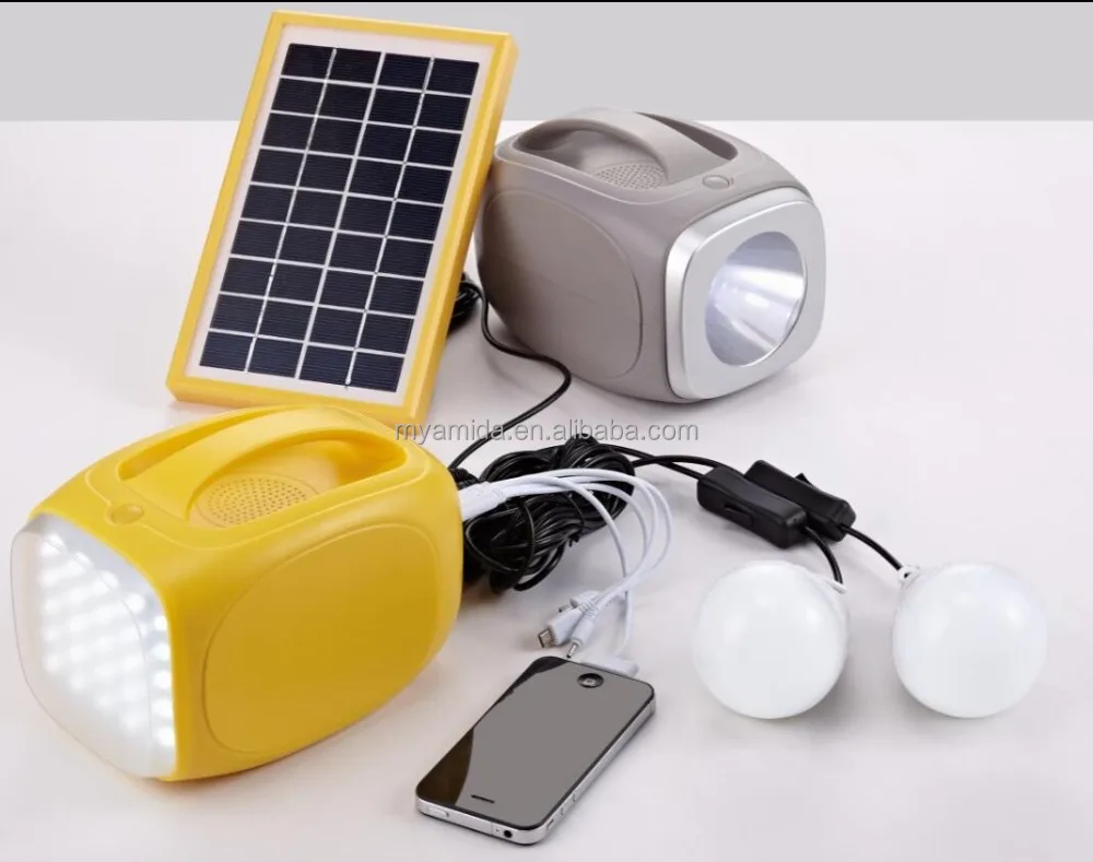 
portable mini Solar Powered Rechargeable Led Emergency Light lantern for homes 