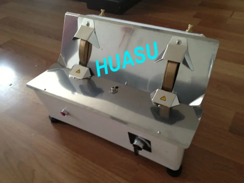 Double Wheel Manual Lens Edger With Plastic Cover Piece Optical Hand