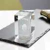 Lead Block Crystal Gift For 3D Laser Engraved
