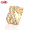 2018 Stylish Gold Jewelry Finger Diamond Cluster Rings For Men