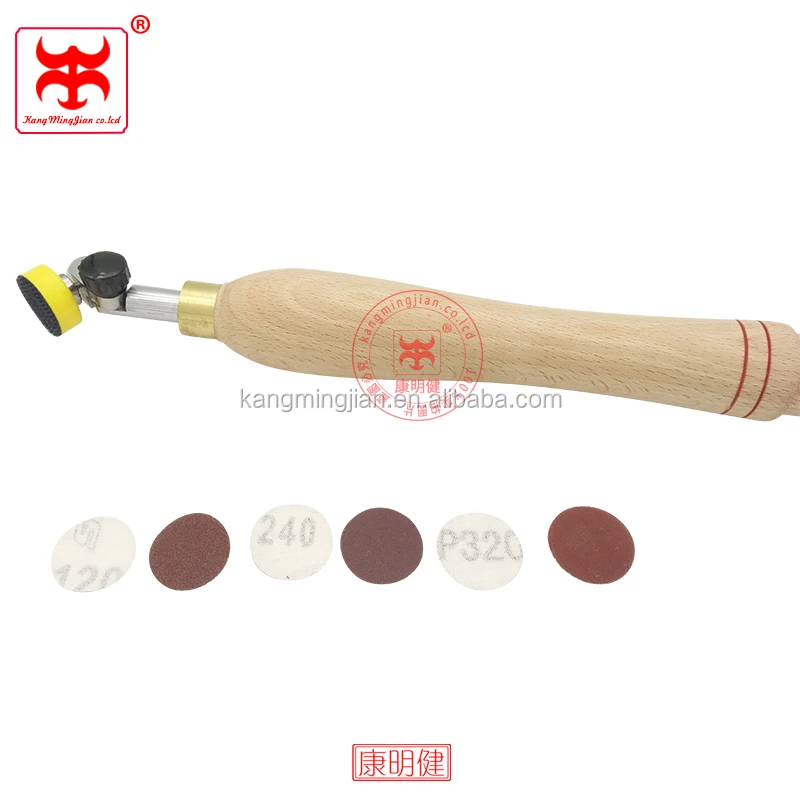 50mm Diameter Bowl Sander With Foam Hook & Loop Pad And 280mm Long